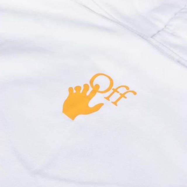 Off-White Off-White Men's Carav Painting Over White Hoodie - 3