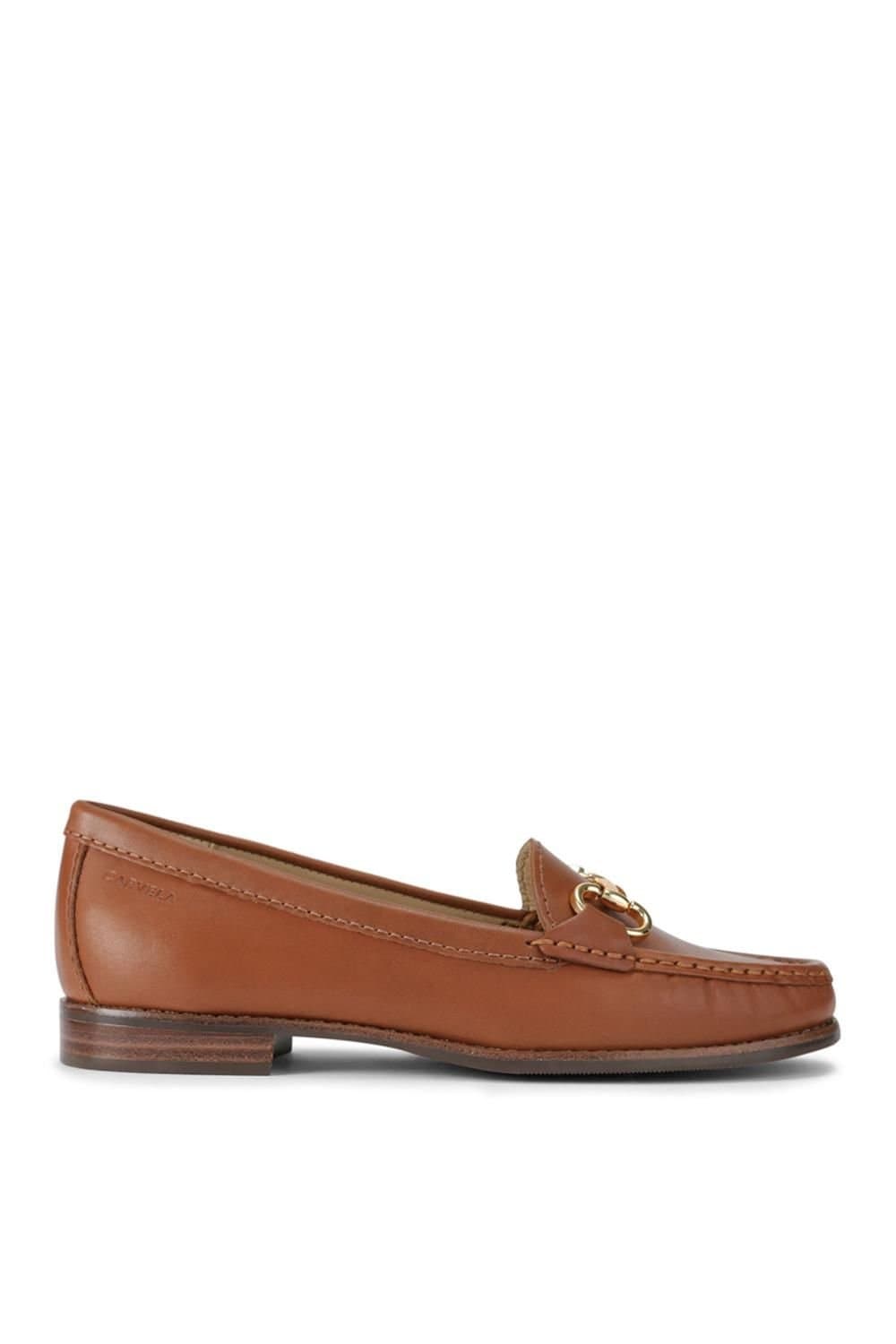 Carvela Carvela Women's 'Click Wide Fit' Leather Flats in Tan