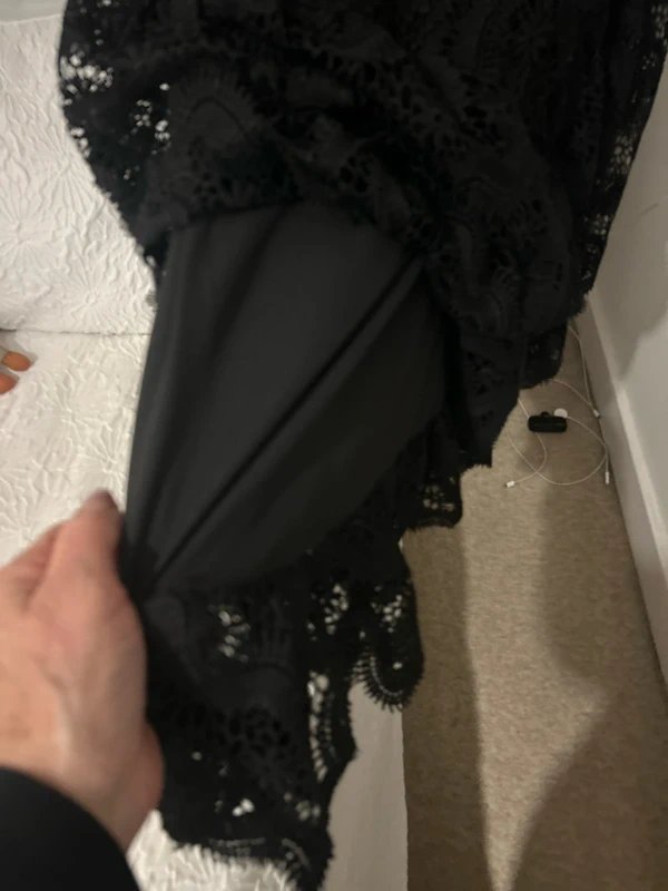 Never Fully Dressed NFD Black Lace Dress - 1