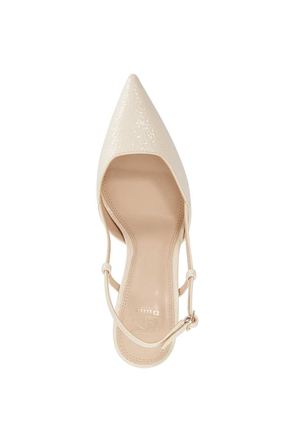 Dune London Dune London Women's 'Composure' Heeled Sandals in White - 4