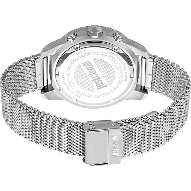 Just Cavalli Just Cavalli Men's JC1G215M0045 42mm Quartz Watch in Silver - 2