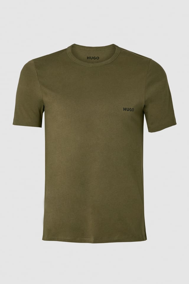HUGO Hugo Men's T-Shirt RN Triplet P Grey/White/Black - 2