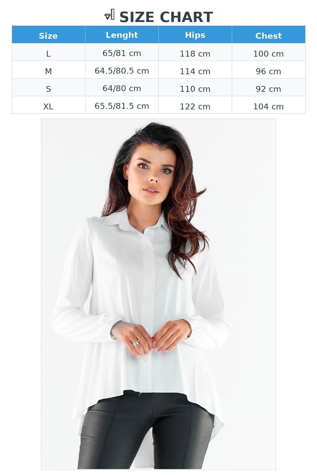 Love Lace Love Lace Women's Long Sleeve Shirt With Extended Back Cuffs in White - 4