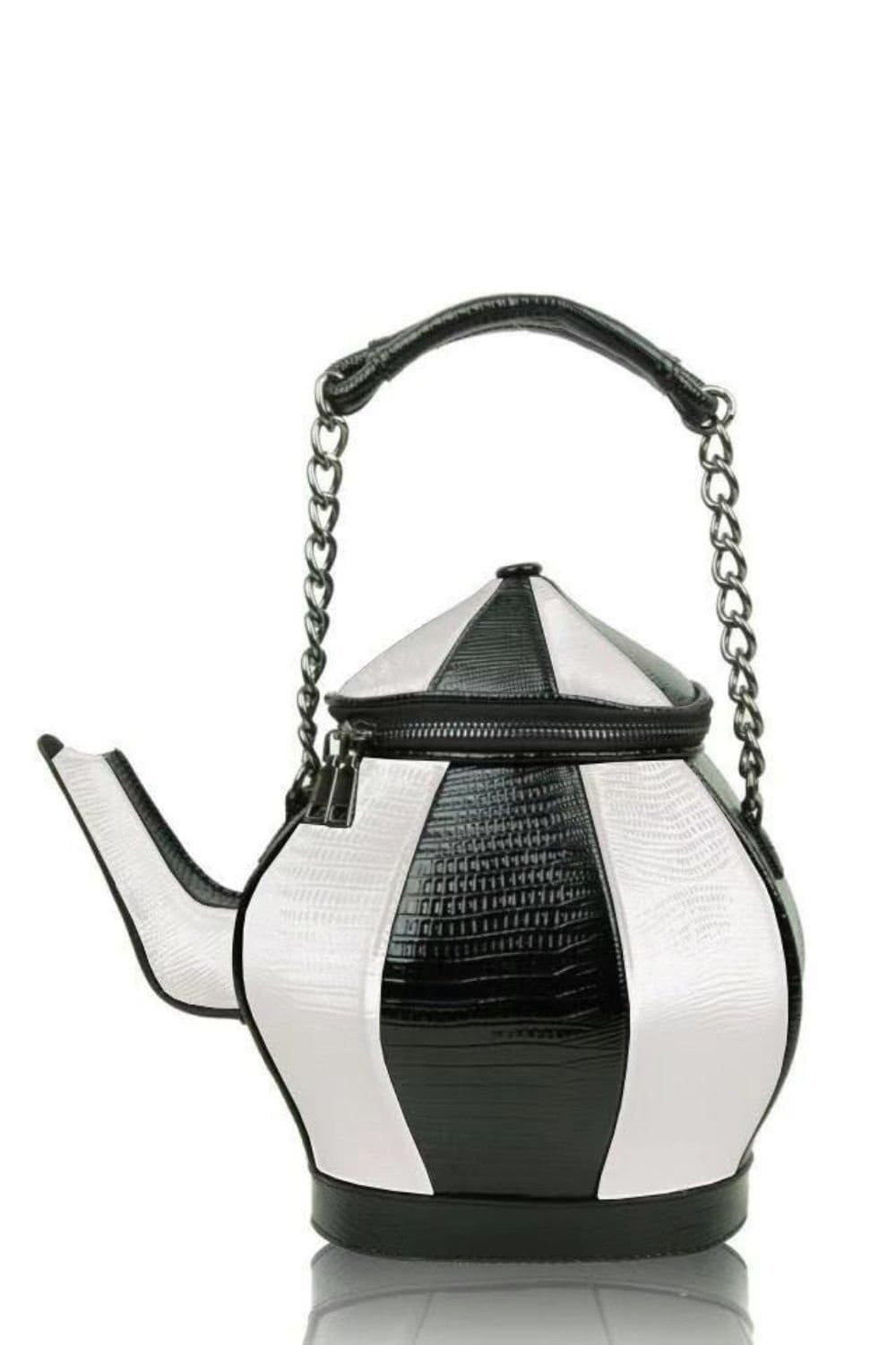 Fontanella Fashion Fontanella Fashion Women's Teapot Shaped Gothic Unique Design Handbag in Black - 1