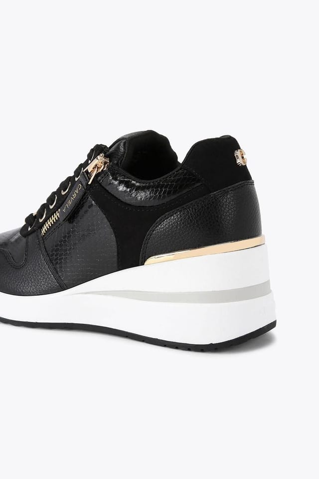 Carvela Carvela Women's 'High Rise' Trainers in Black - 3