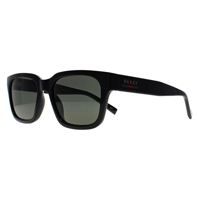 Gucci Gucci Women's Square Shiny Black Grey GG1857S - 2