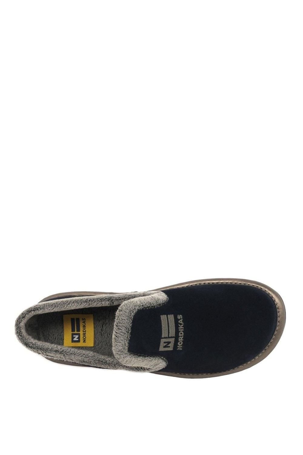 Nordikas Nordikas Women's 'Nicola III' Full Suede Slippers in Navy - 4