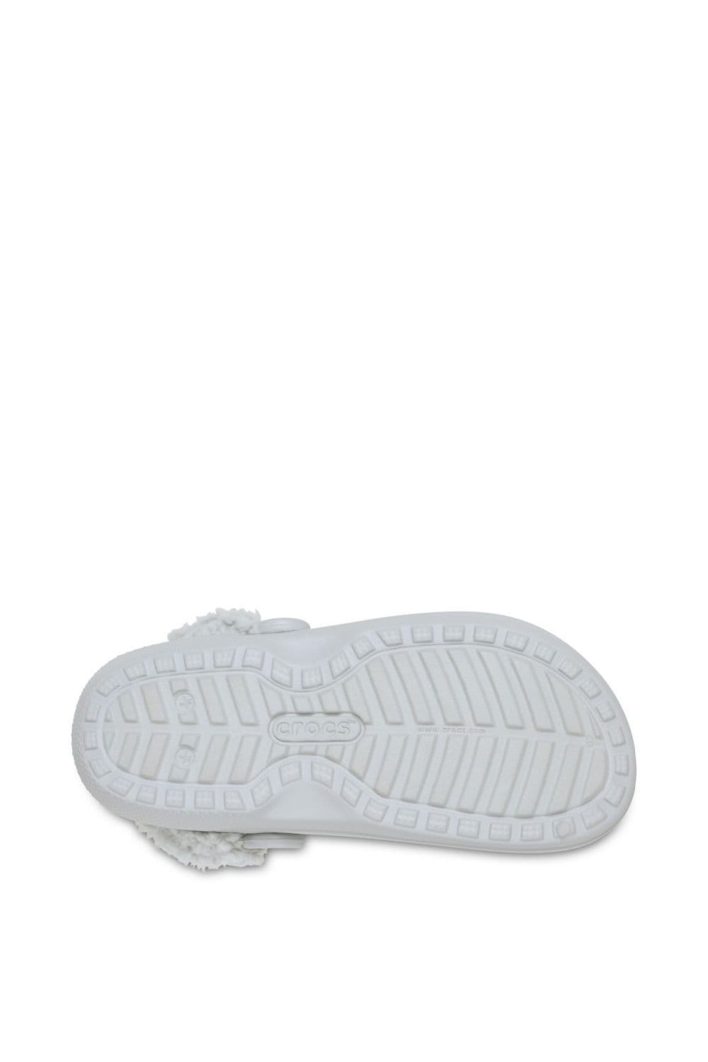 Crocs Crocs Men's Classic Fleece Lined Clog in Off-White - 4