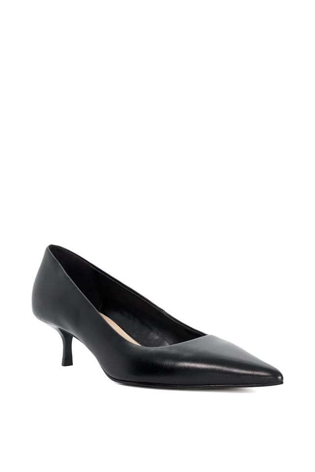 Dune London Dune London Women's 'Amira' Leather Court Shoes in Black - 2