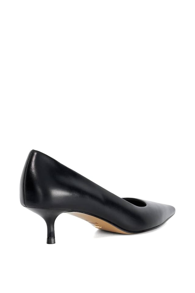 Dune London Dune London Women's 'Amira' Leather Court Shoes in Black - 3