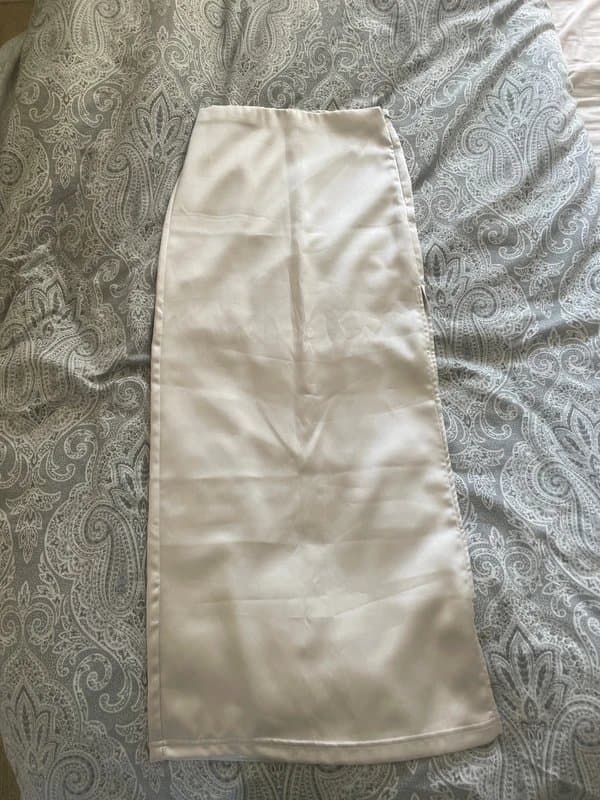 Bershka Bershka long satin skirt