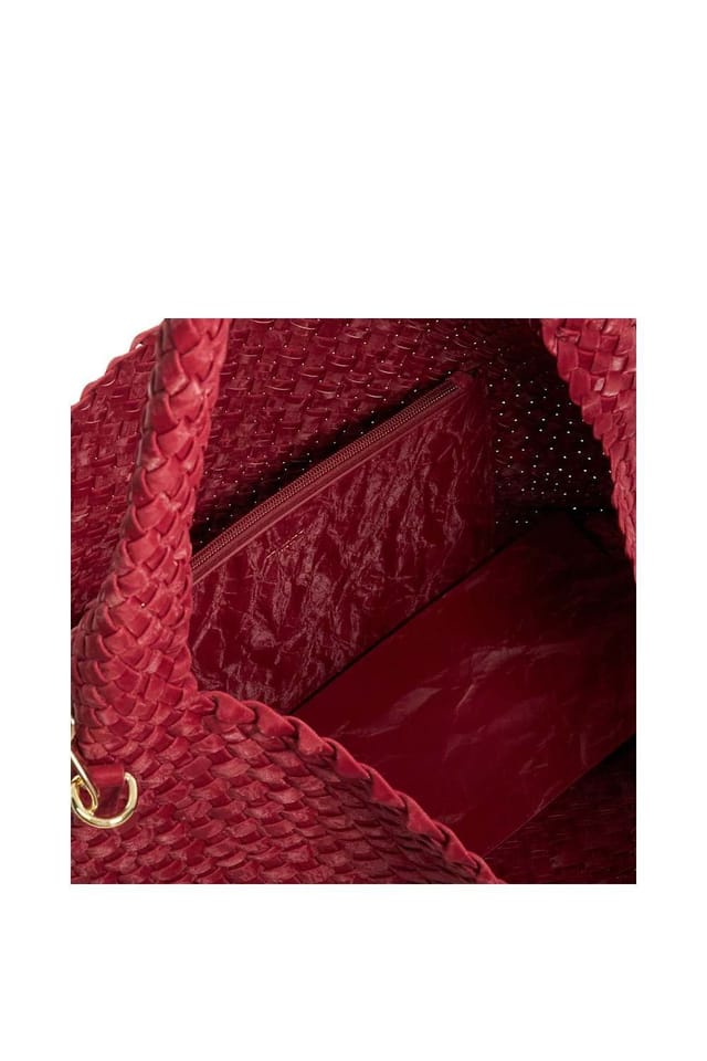 Dune London Dune London Women's 'Deliberate L' Shoulder Bag in Red - 3
