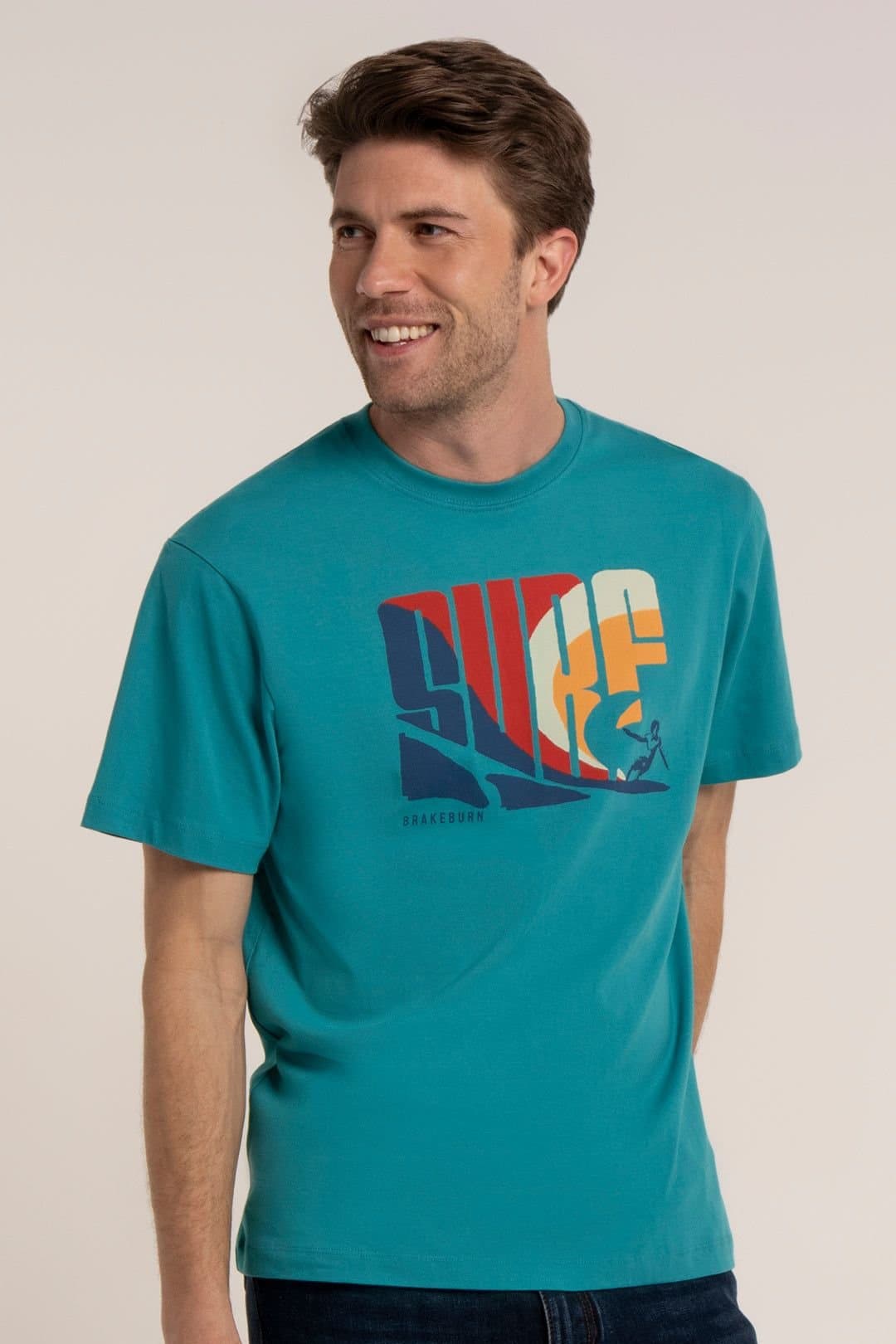 Brakeburn Brakeburn Men's RANSKILL T-SHIRT in Green