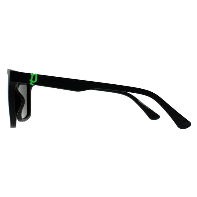 Police Police Men's Square Matte Black Smoke Green Mirror SPLF61 Beyond Lite 2 - 3
