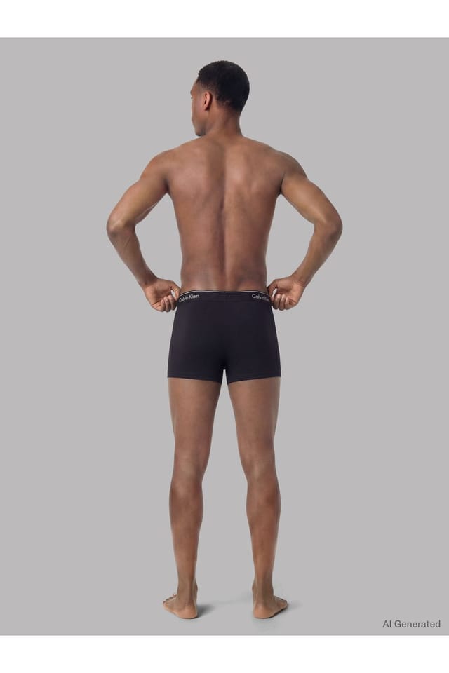Calvin Klein Calvin Klein Men's Relaxed Fit Trunk 3Pk Black - 3