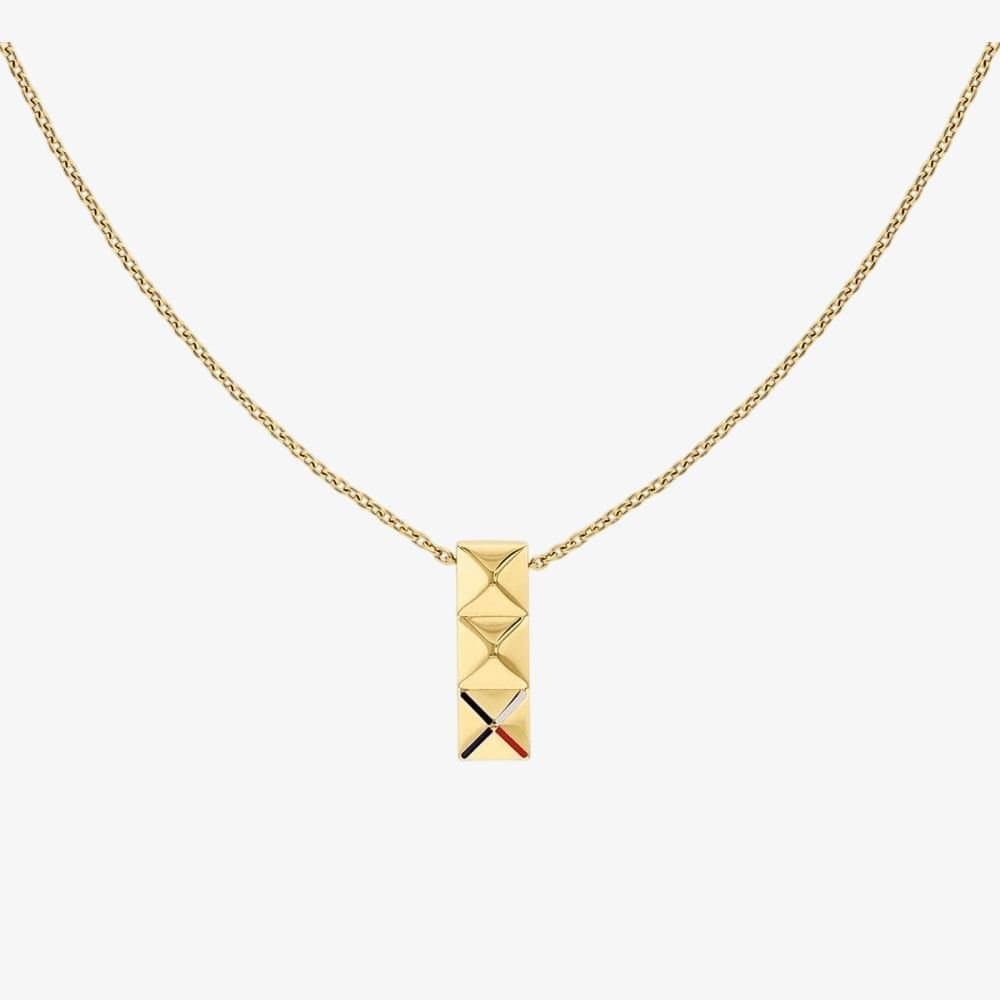 Tommy Hilfiger Tommy Hilfiger Women's Gianna Gold Plated Stud Drop Pendant Necklace 2780913