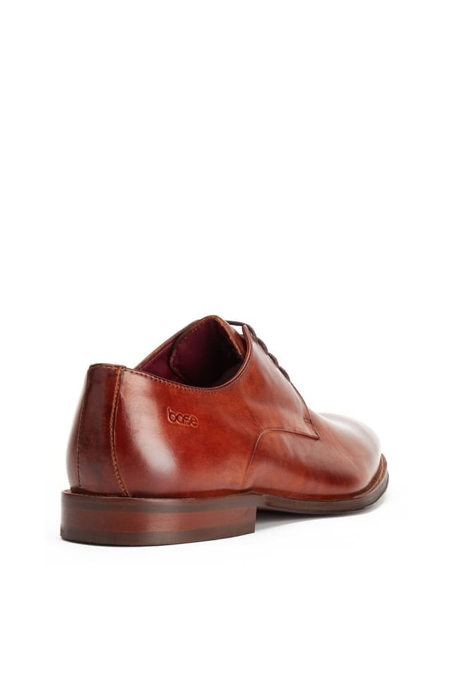 Base London Base London Men's Marley Plain Toe Derby Shoe in Tan - 2