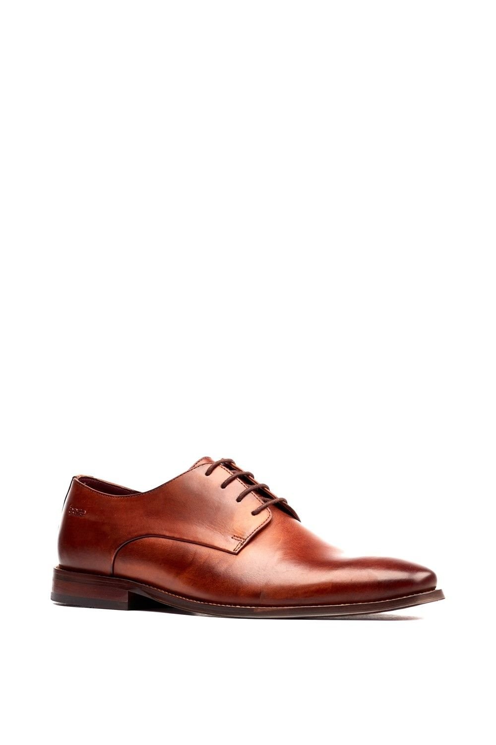 Base London Base London Men's Marley Plain Toe Derby Shoe in Tan - 3