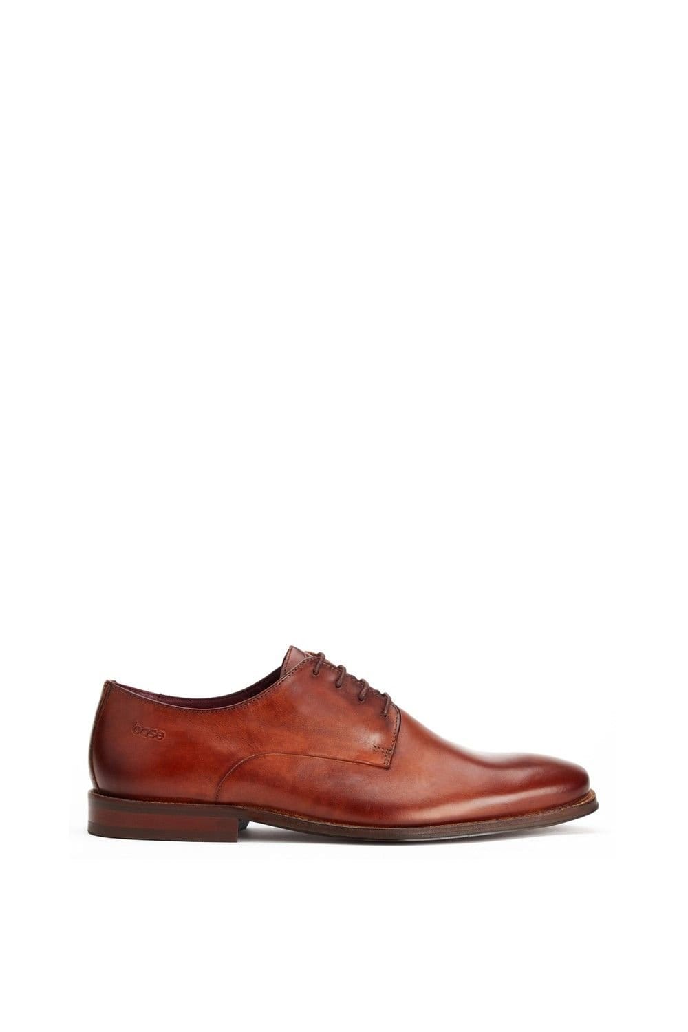 Base London Base London Men's Marley Plain Toe Derby Shoe in Tan - 4