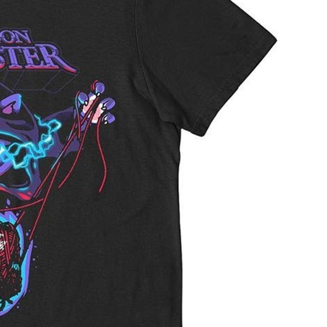 Vo Maria Vo Maria Men's Threadless Dungeon Meowster T-Shirt in Black - 2
