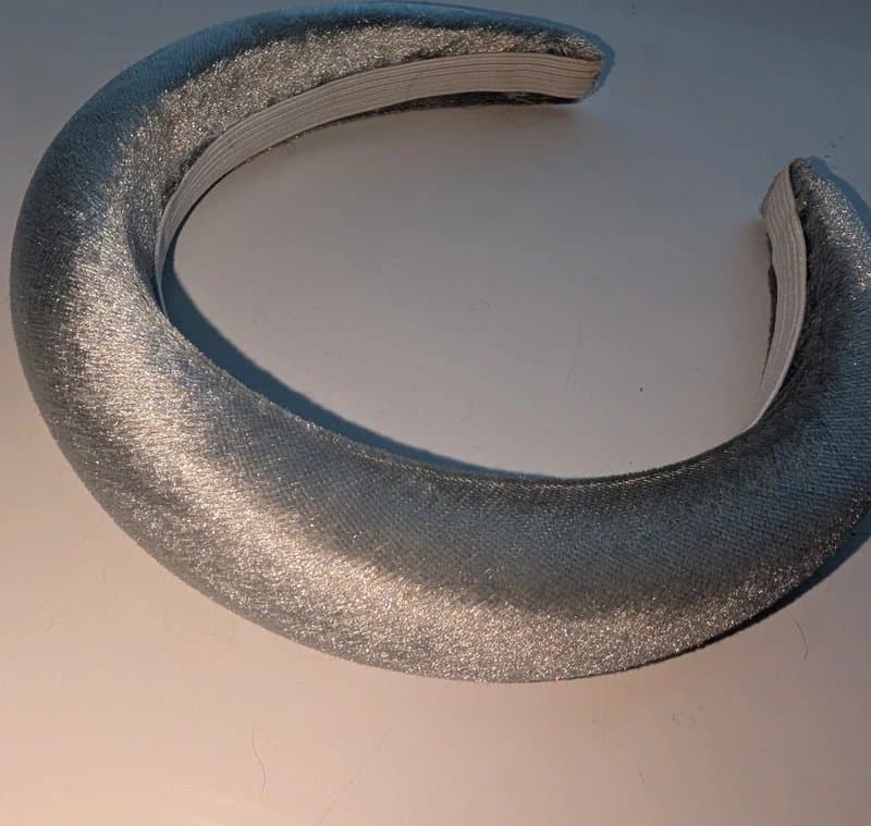 ASOS ASOS silver velvet hairband