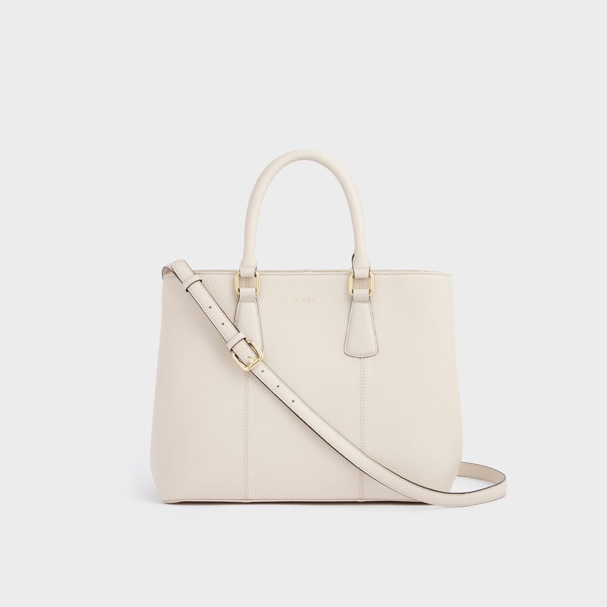 OSPREY LONDON OSPREY LONDON Women's The Adaline Leather Work Bag in Off-White - 1
