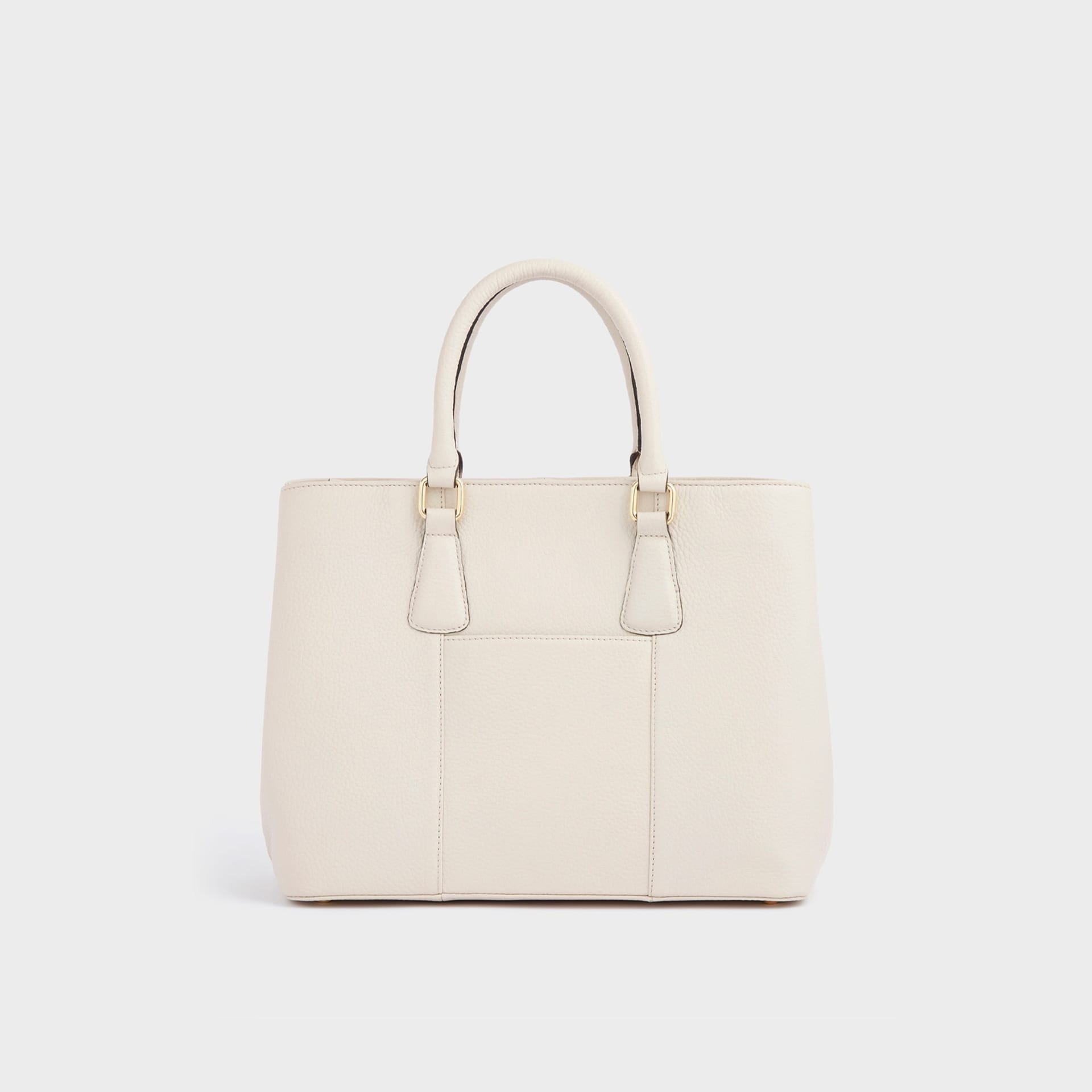 OSPREY LONDON OSPREY LONDON Women's The Adaline Leather Work Bag in Off-White - 4