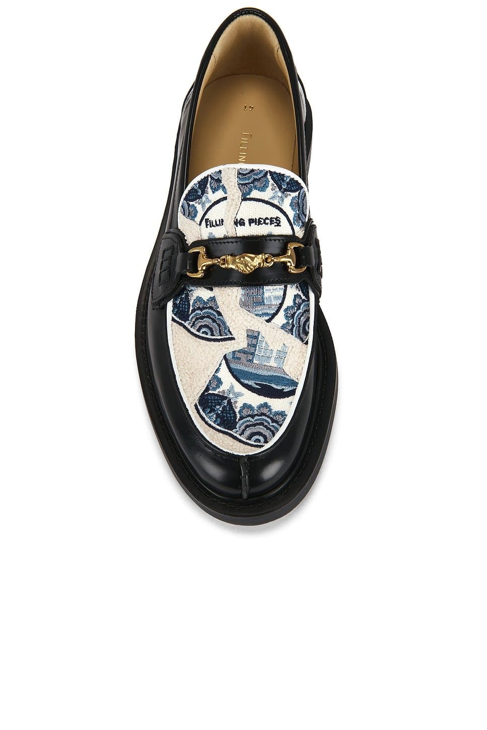 revolve Revolve Black Broken Plate Loafer