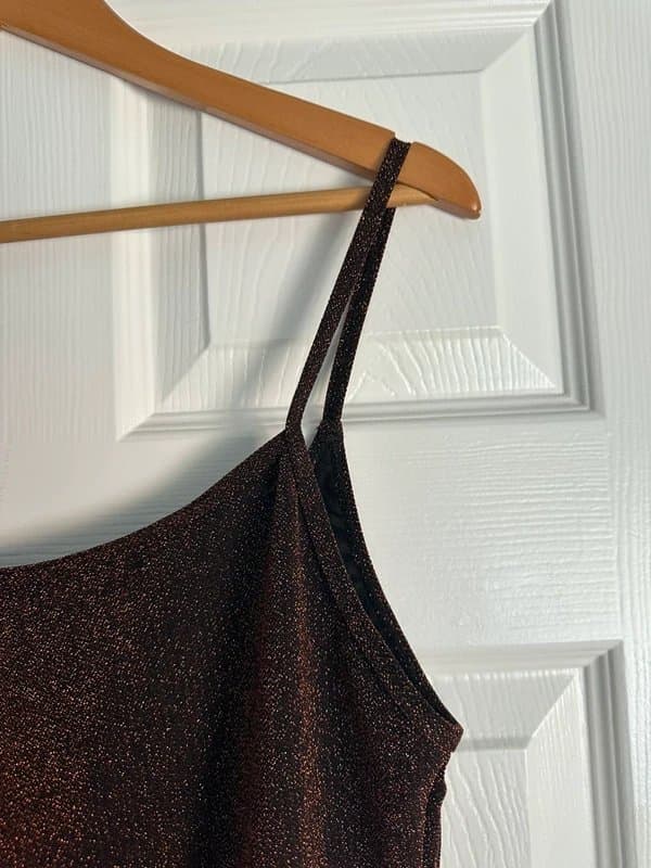 Never Fully Dressed Bronze swimsuit size 16 Never Fully Dressed