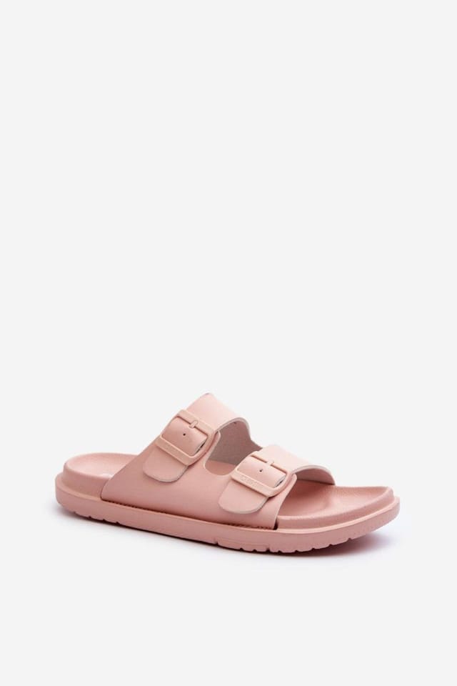 Love Lace Love Lace Women's Big Star Lightweight EVA Foam Flip Flops with Adjustable Straps in Pink - 2
