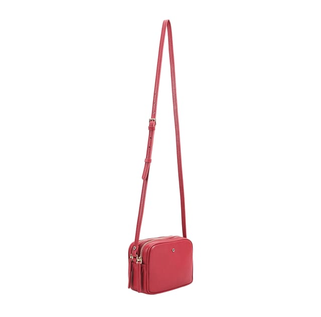 Paul Costelloe Paul Costelloe Women's Kendra Crossbody Bag in Red - 3