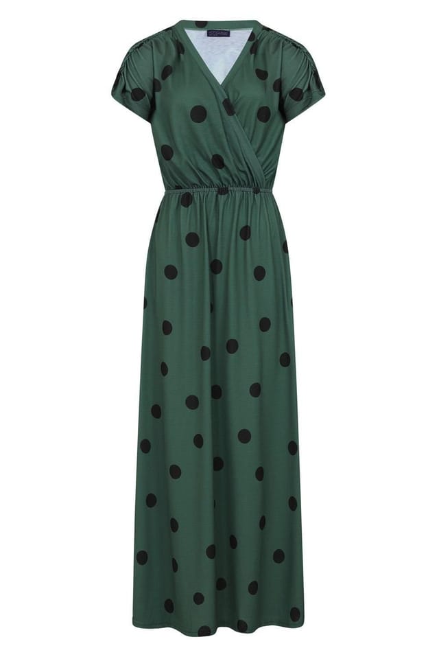 Hot Squash Hot Squash Women's Maxi Dress in Bottle Green - 3