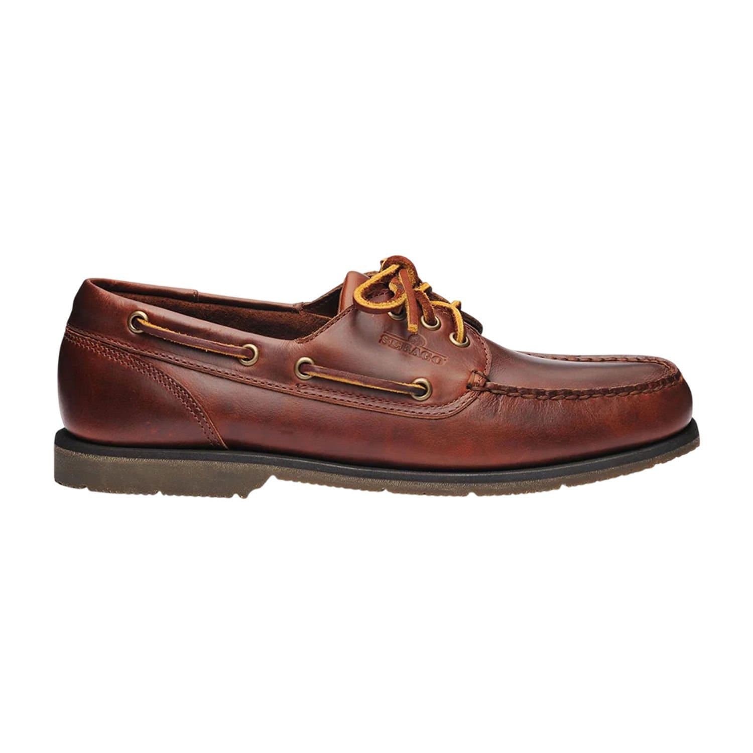 Sebago Sebago Men's Askook Lug Leather Moccasins in Brown