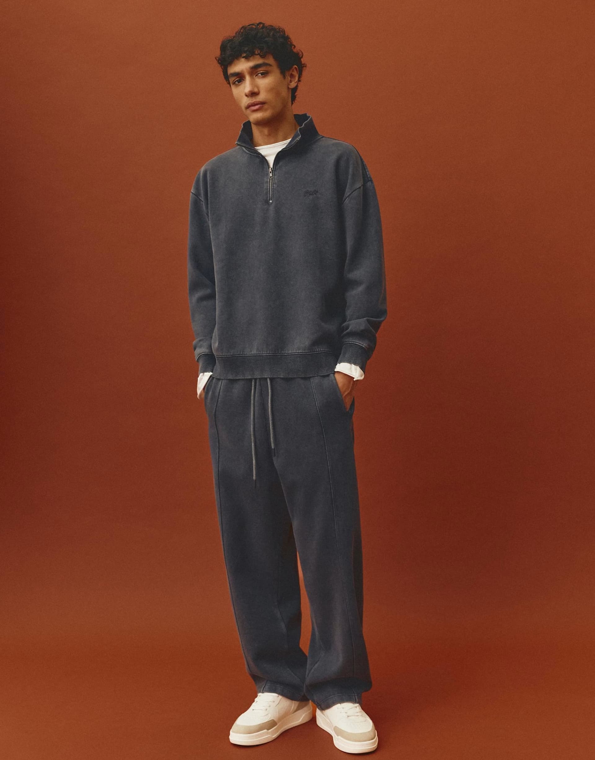 ASOS Pull&Bear Skater joggers in black