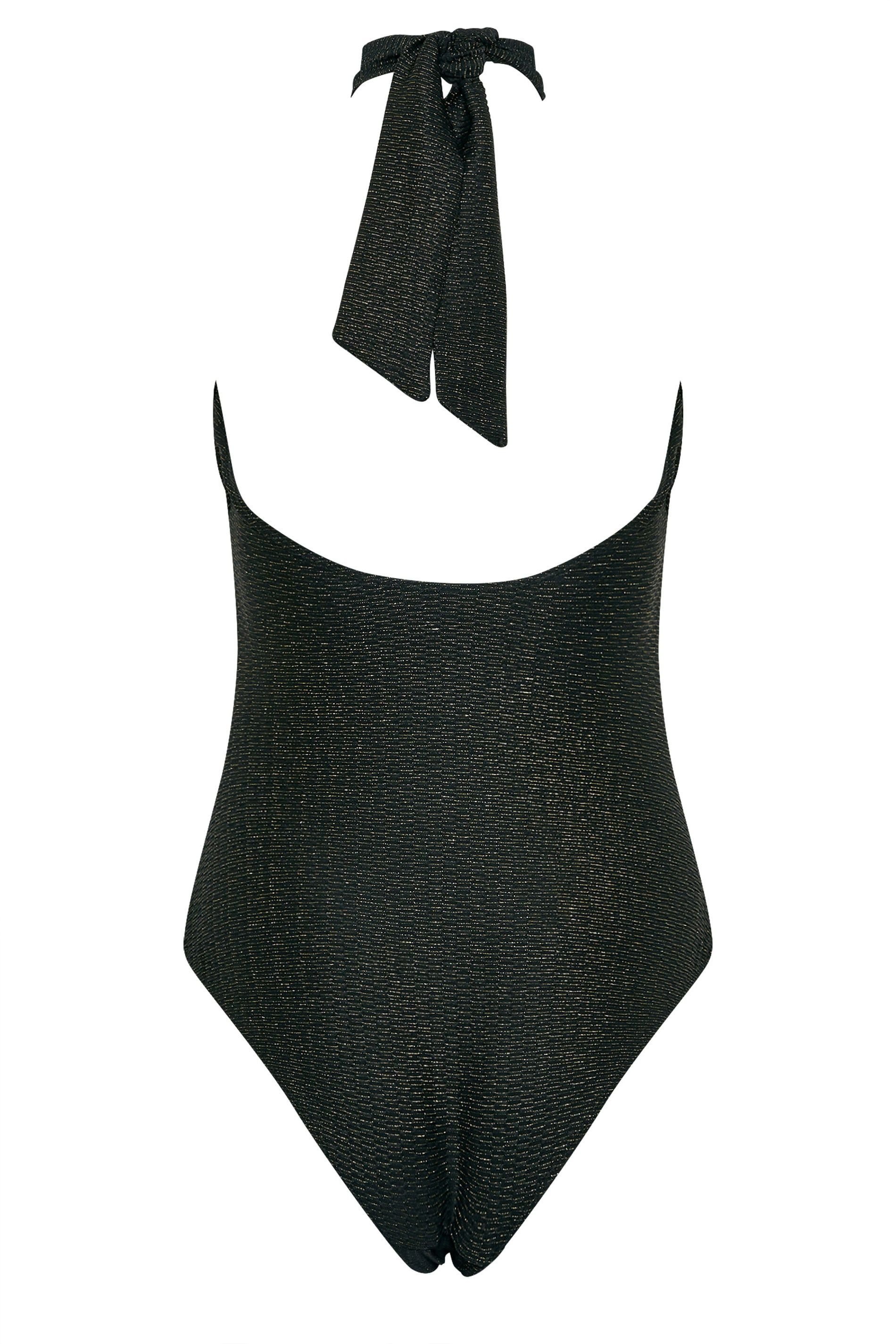 Star By Julien Macdonald Star by Julien Macdonald Women's Metallic Multi-Wear Swimsuit in Black - 3
