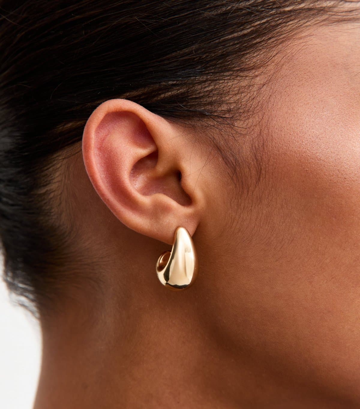 New Look Gold Tone Teardrop Stud Earrings New Look
