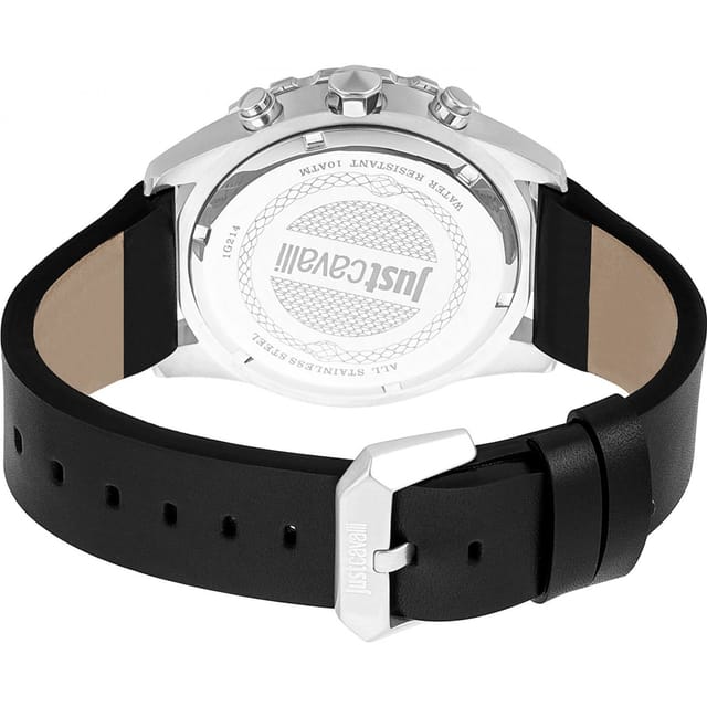 Just Cavalli Just Cavalli Men's JC1G214L0015 46mm Quartz Watch in Black - 2