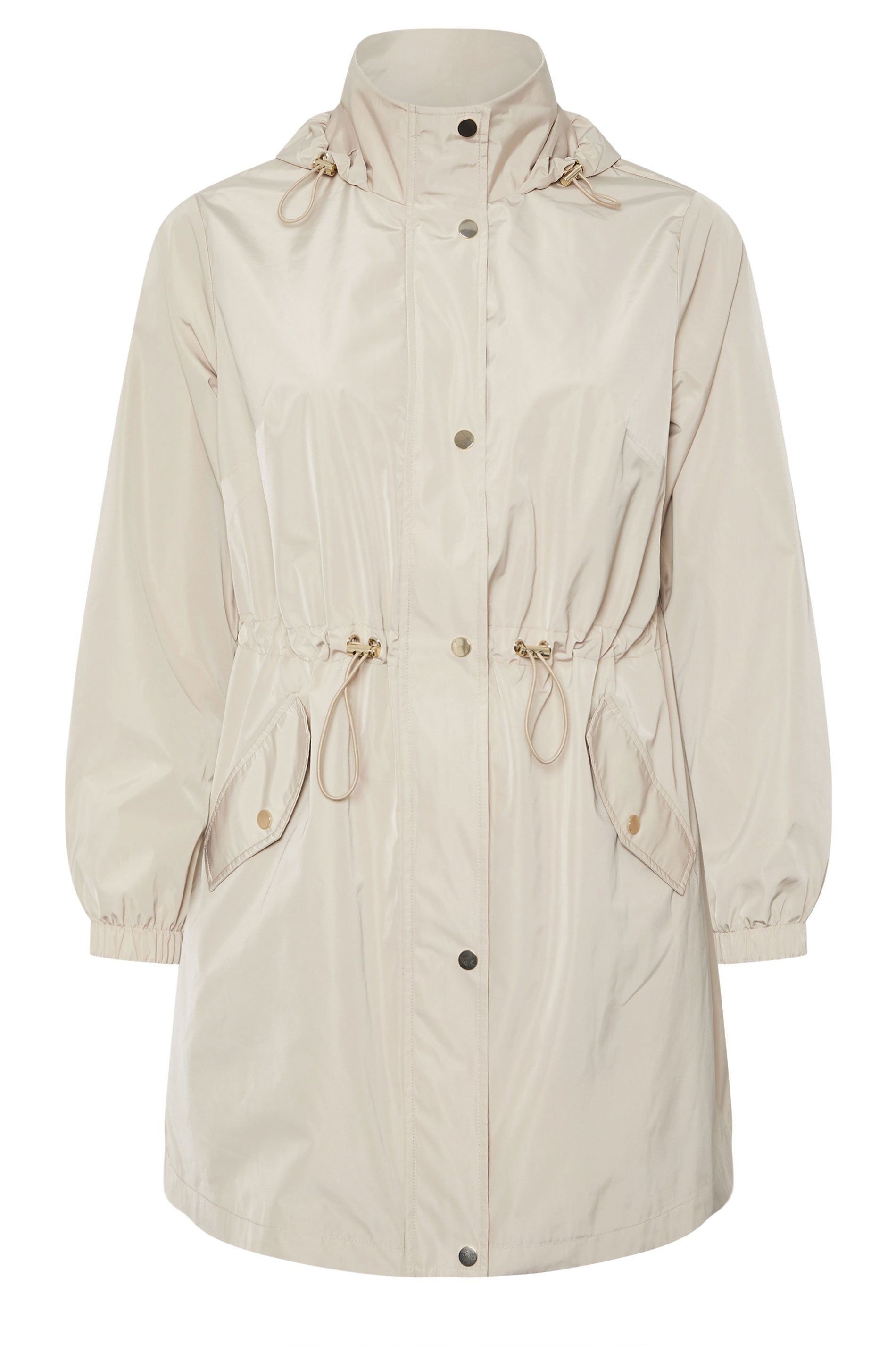 Evans Evans Women's Lightweight Rain Jacket in Natural - 2