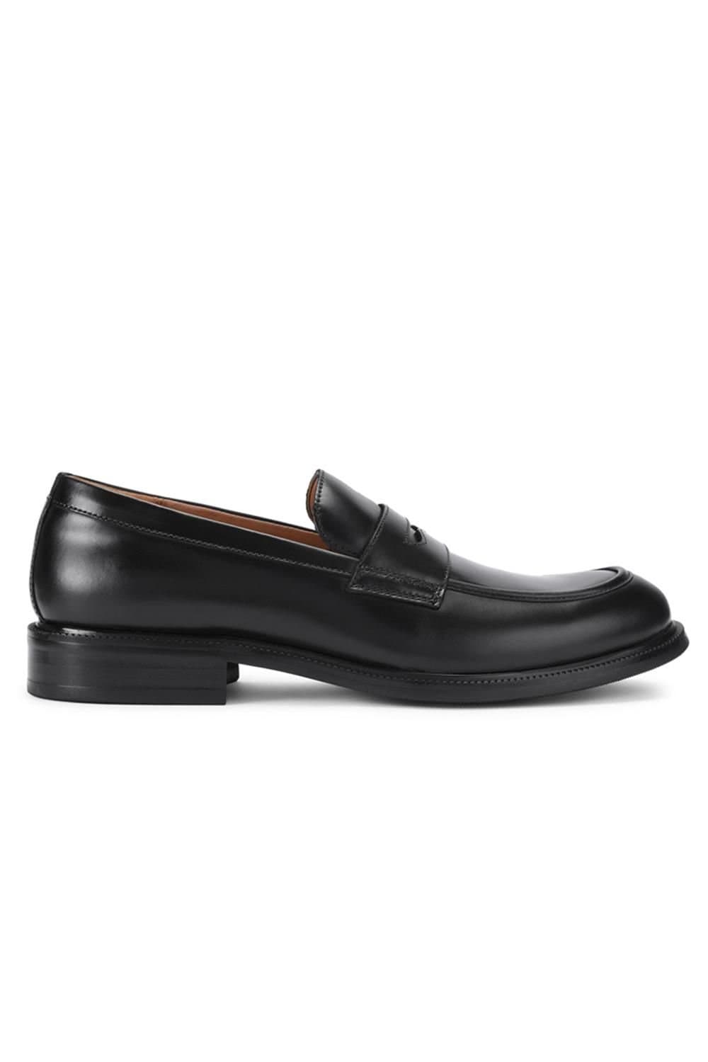 Steve Madden STEVE MADDEN Men's 'Auburn Black Leather' Leather Shoes