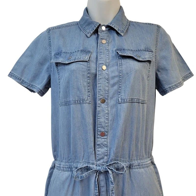 New Look New Look Short Sleeve Wide Leg Cropped Jumpsuit Women's 8