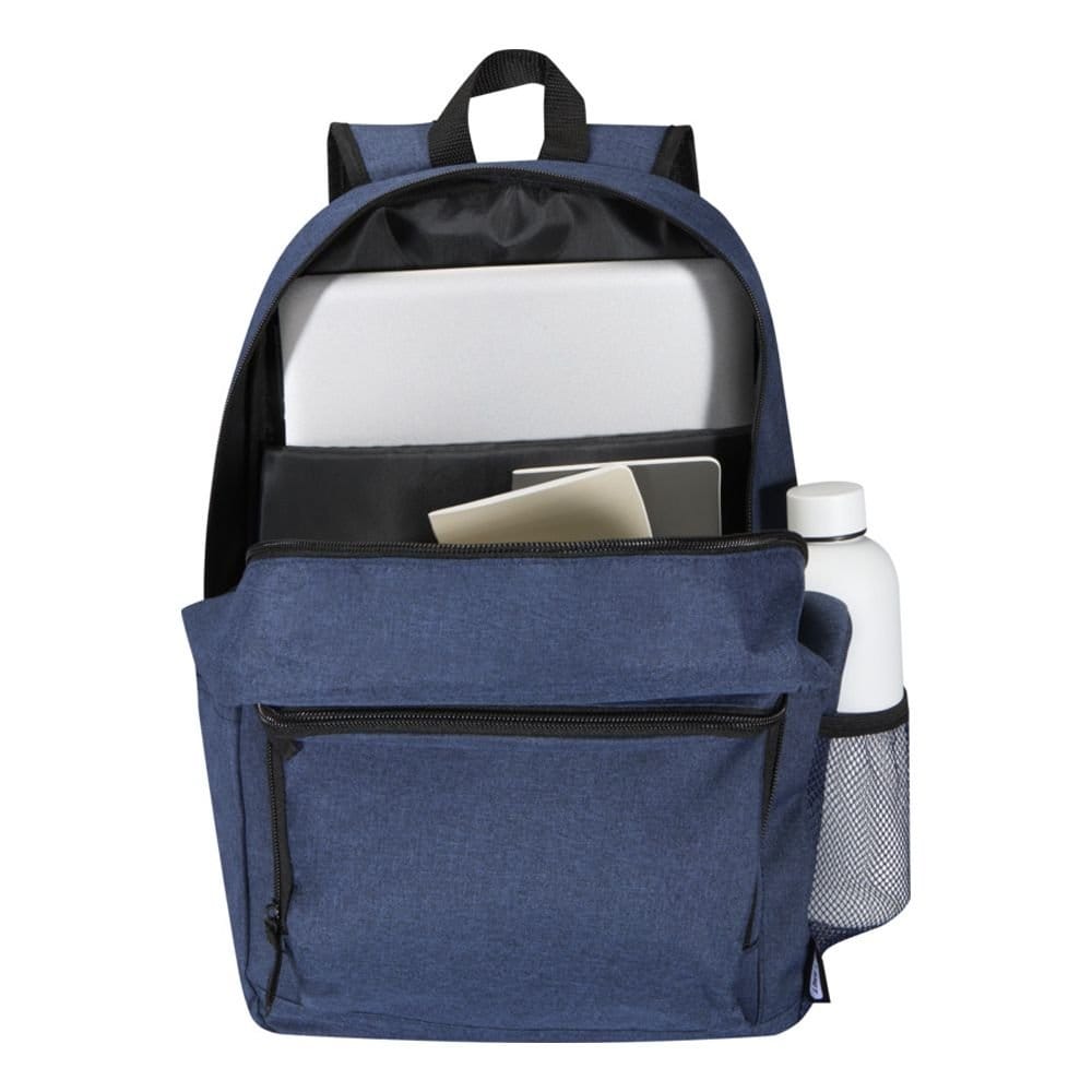 Avenue Avenue Men's Graphite Deluxe 15.6in Laptop Backpack in Dark Navy - 4