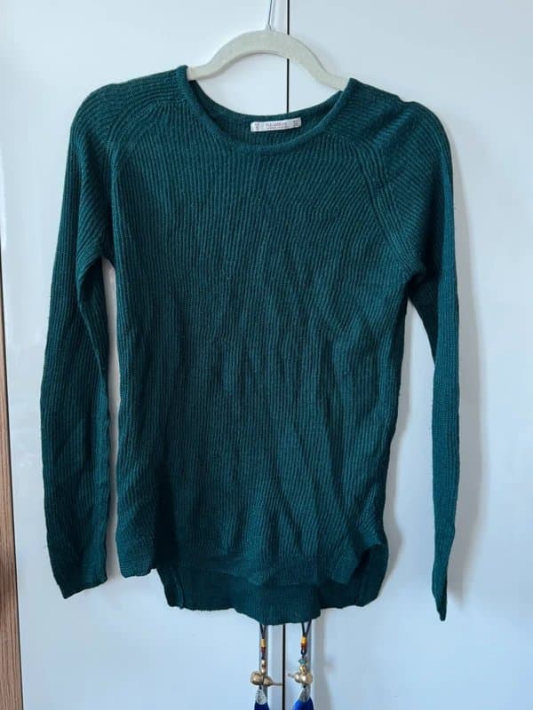 Bershka Bershka pine green knit jumper