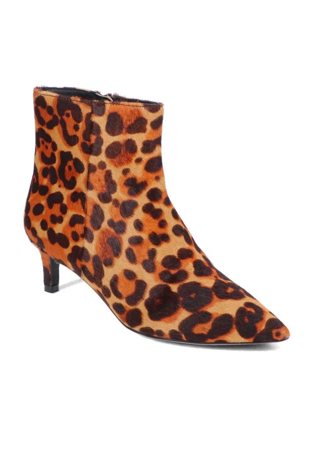 Jones Bootmaker Jones Bootmaker Women's Kezia Stiletto-Heeled Ankle Boots in Tan