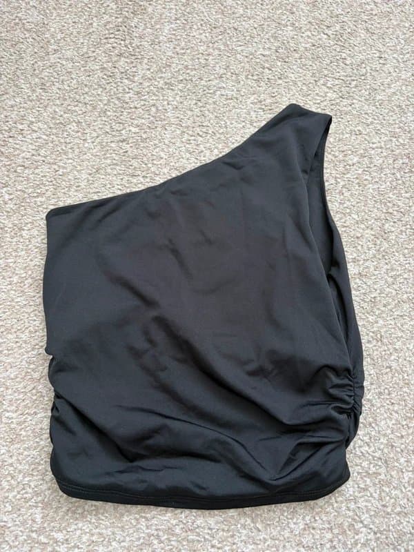 New Look Ruched One Shoulder Top