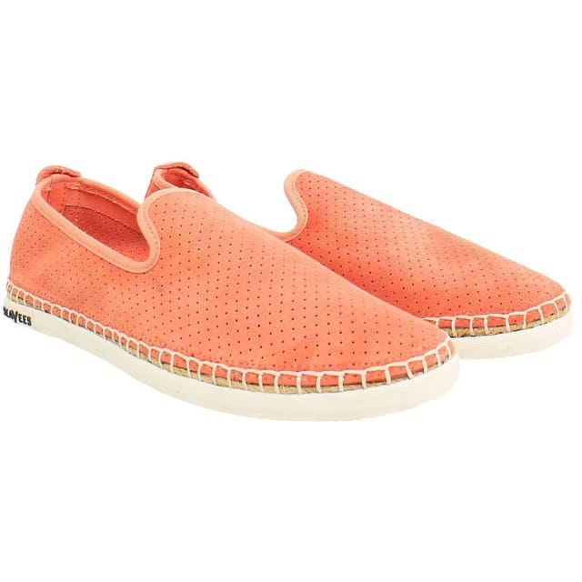 Seavees Seavees Women's Ocean Park Slip-On Orange Suede Leather Espadrilles - 2