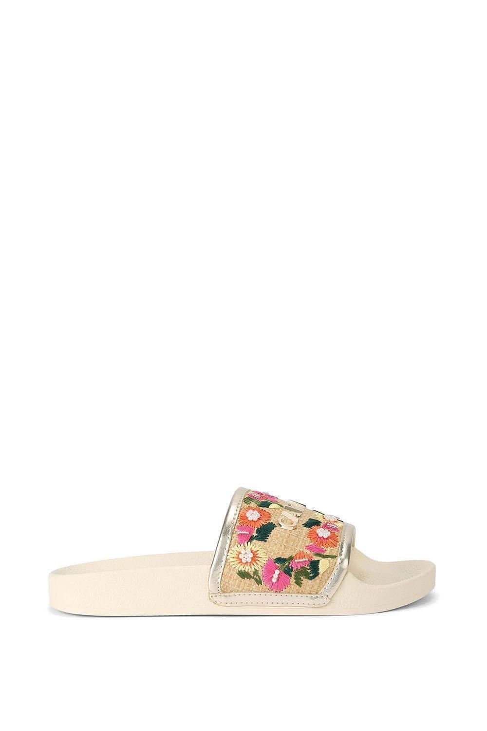 Carvela Carvela Women's 'Sorrento Embroidery Slide' Sandals