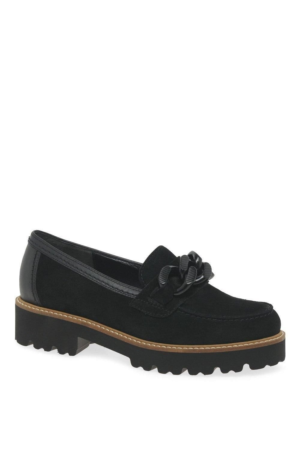 Gabor Gabor Women's 'Squeeze' Chunky Slip On Shoes in Black - 4