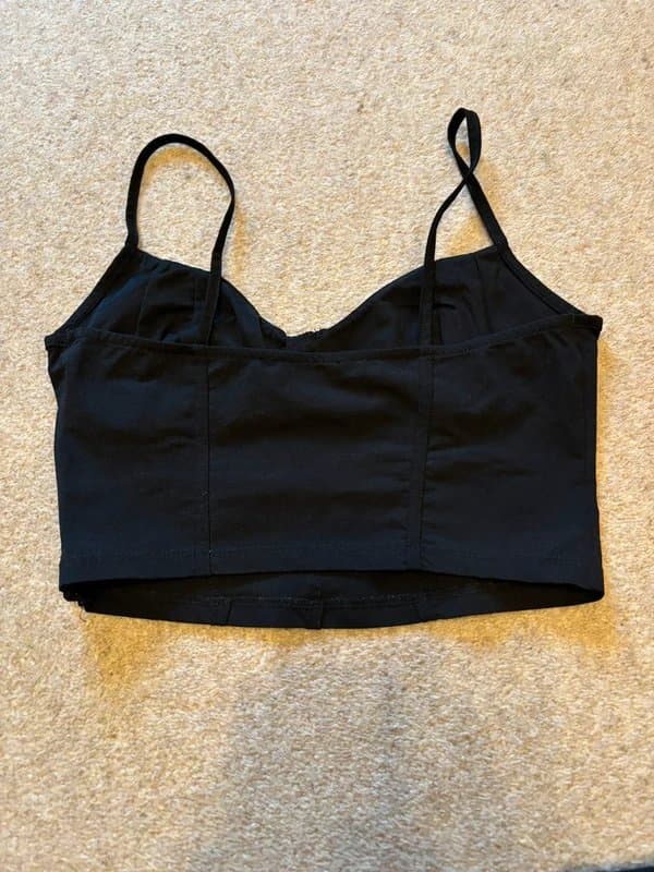 Bershka Bershka black corset top