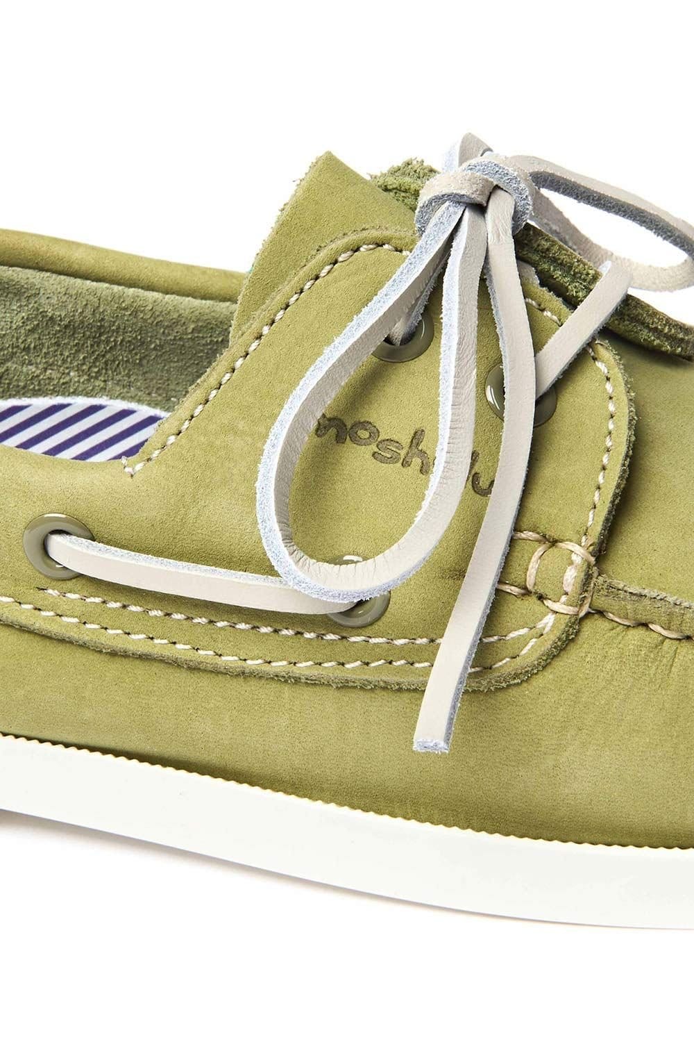 Moshulu Moshulu Women's 'Salcombe 3' Boat Shoes in Pale Green - 4