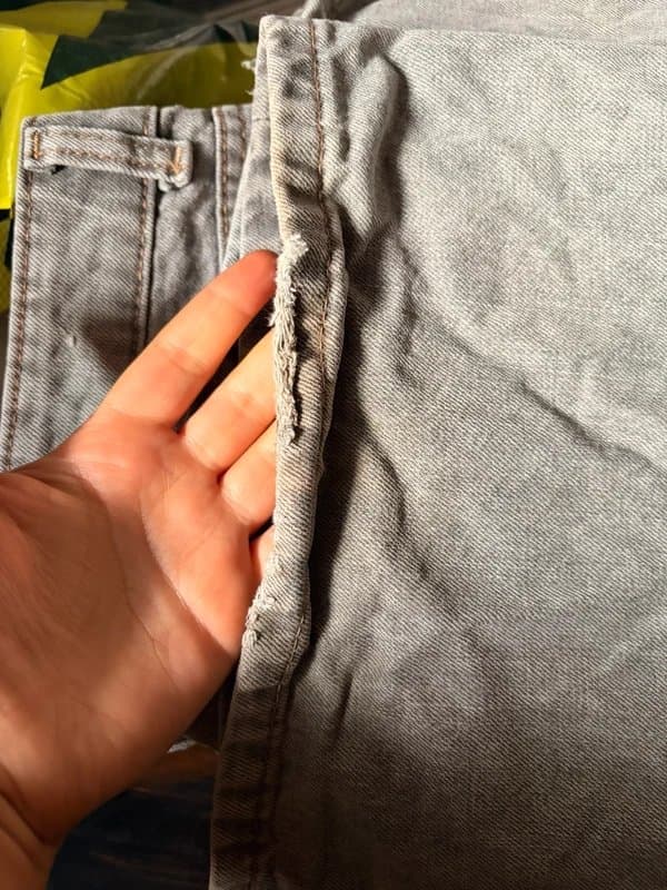 Bershka Grey Bershka Straight Leg Jeans
